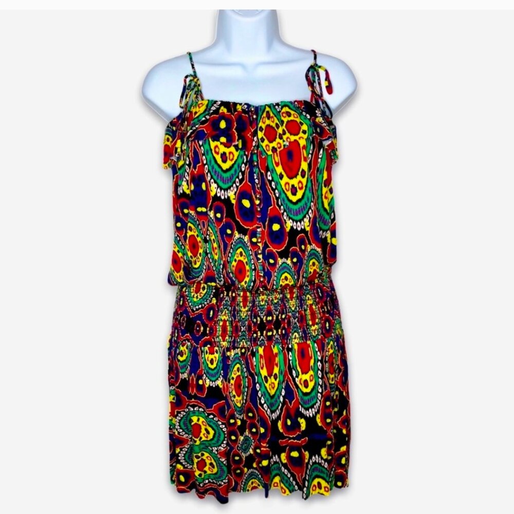 T-Bags Los Angeles bold print sundress retro Misa Los Angelas